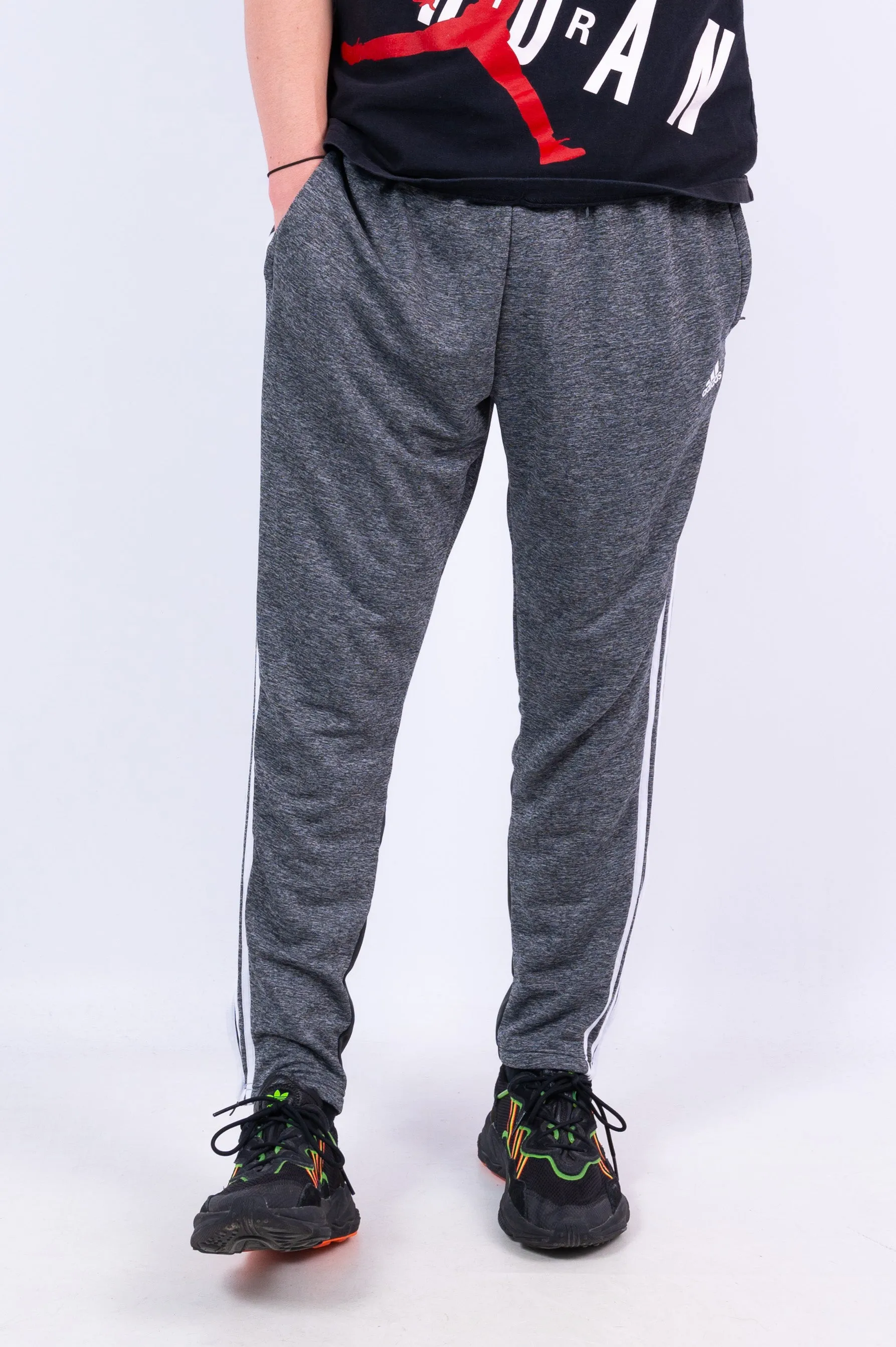 Adidas Grey Tracksuit Bottoms