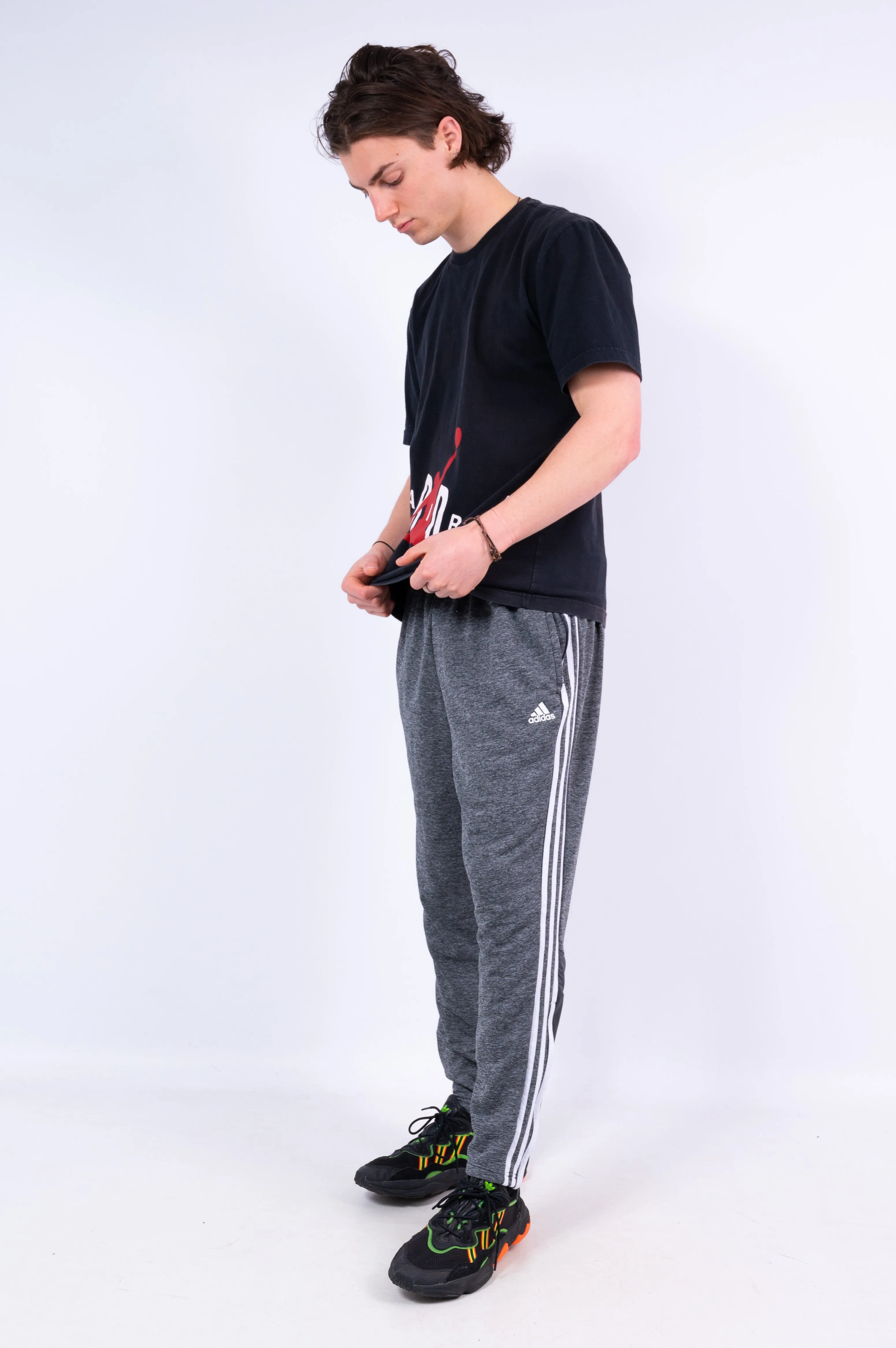 Adidas Grey Tracksuit Bottoms
