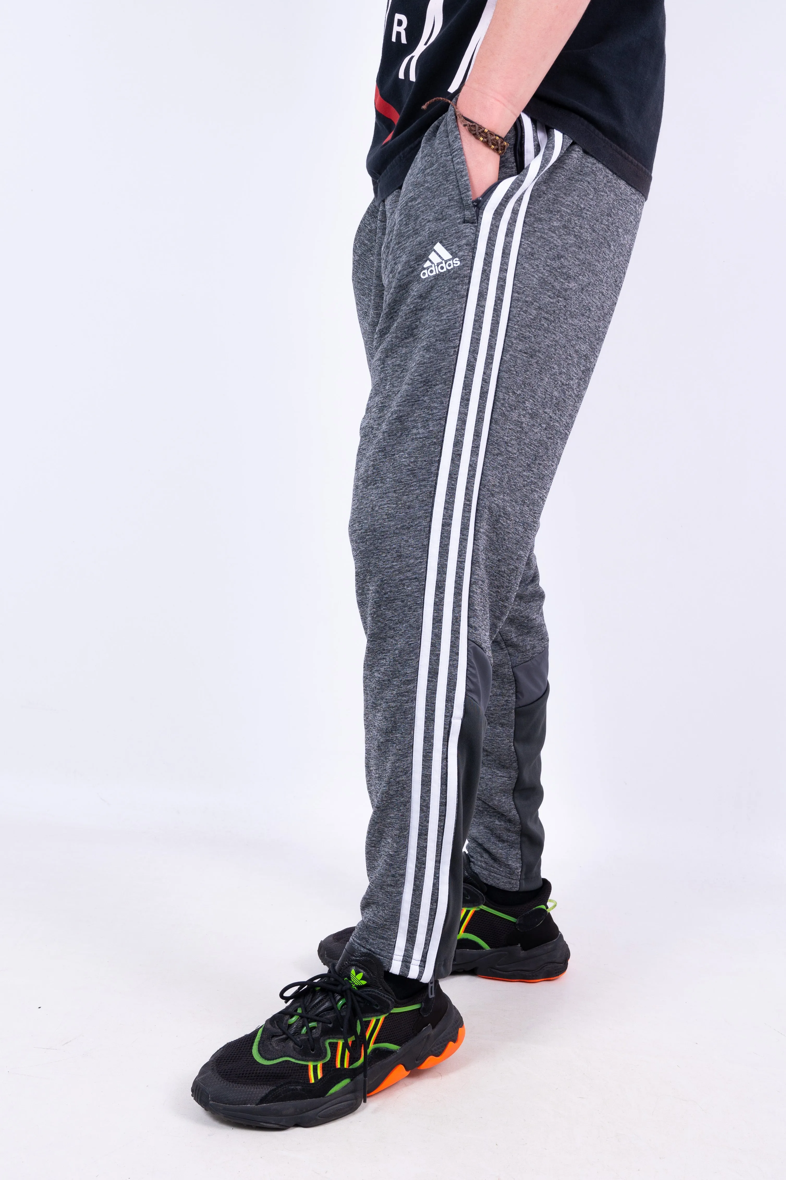 Adidas Grey Tracksuit Bottoms