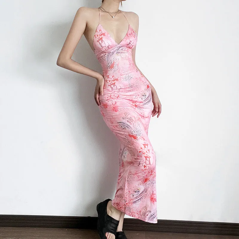 Amozae-Christmas Outfits New Year's Eve Dress Night Out Club Dresses cute winter outfits Dreya Backless Maxi Dress