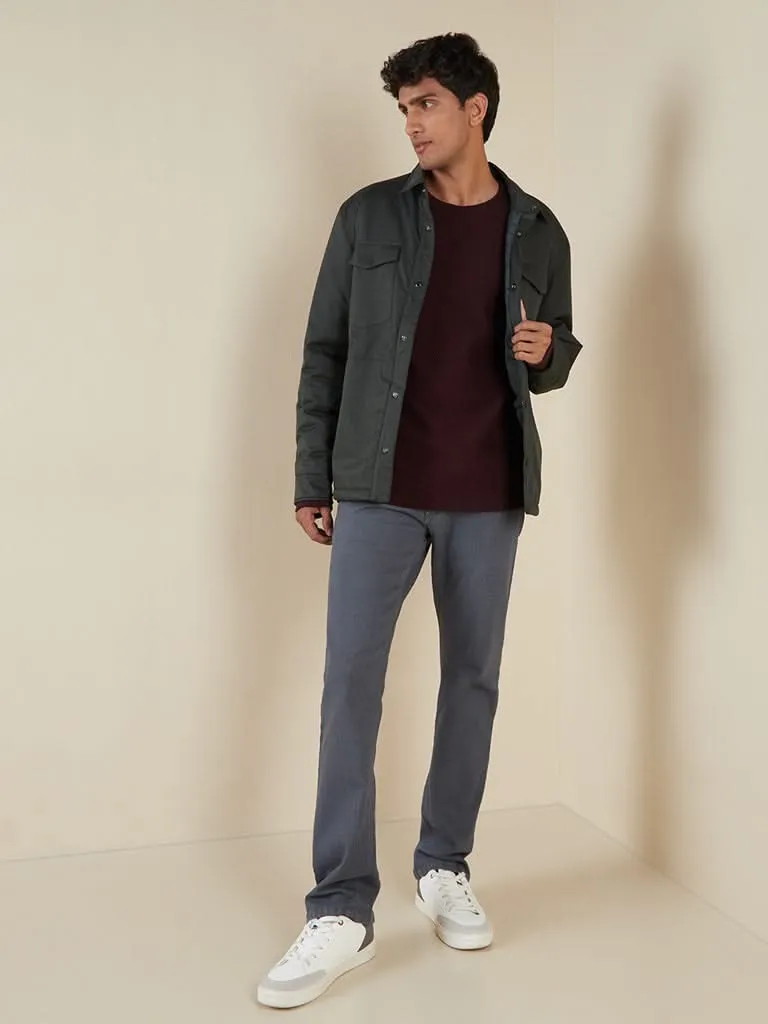 Ascot Olive Relaxed-Fit Jacket
