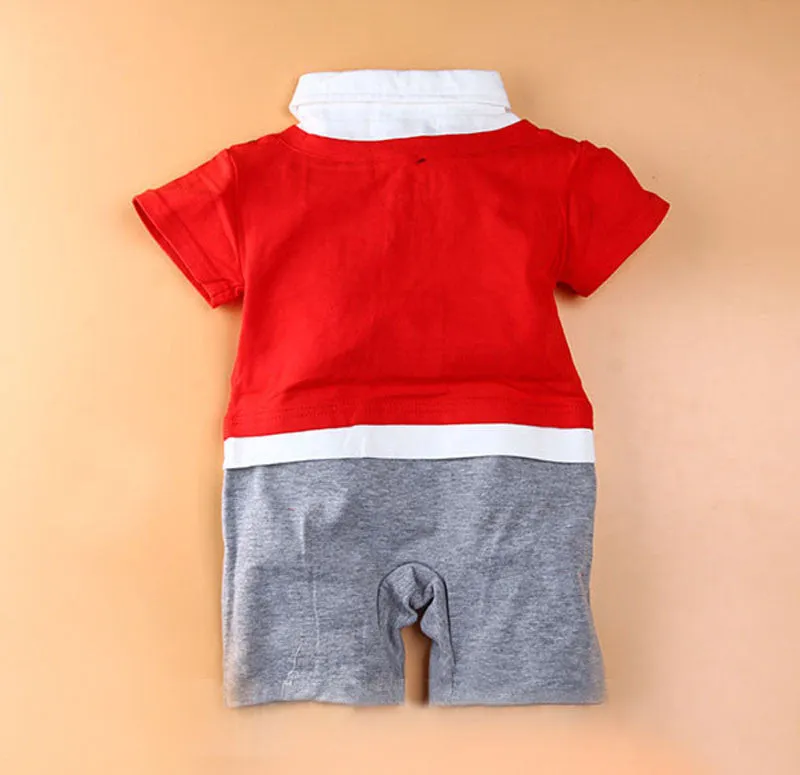 Baby Romper Montessori Necktie Baby Romper