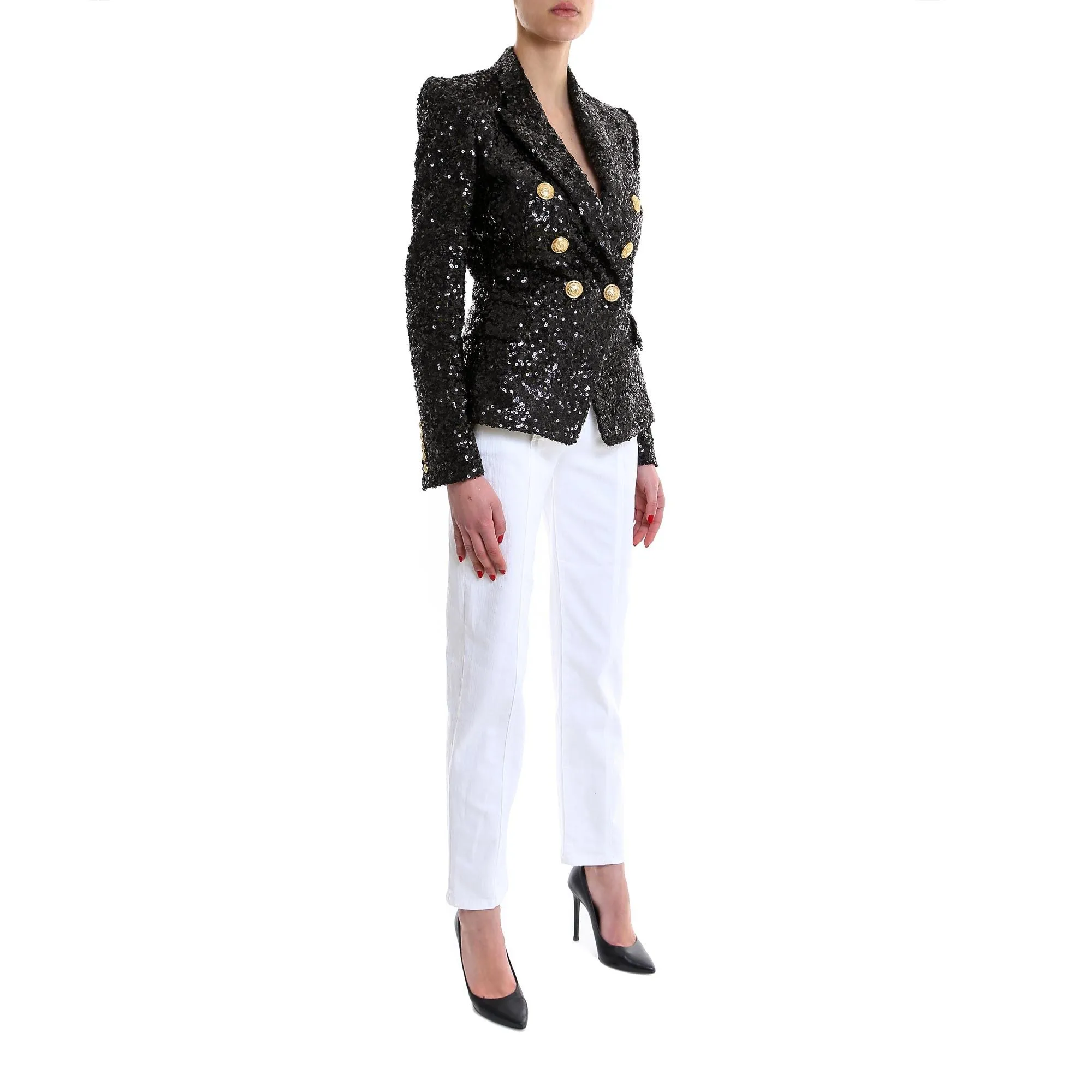 Balmain Tailored High Waist Jeans