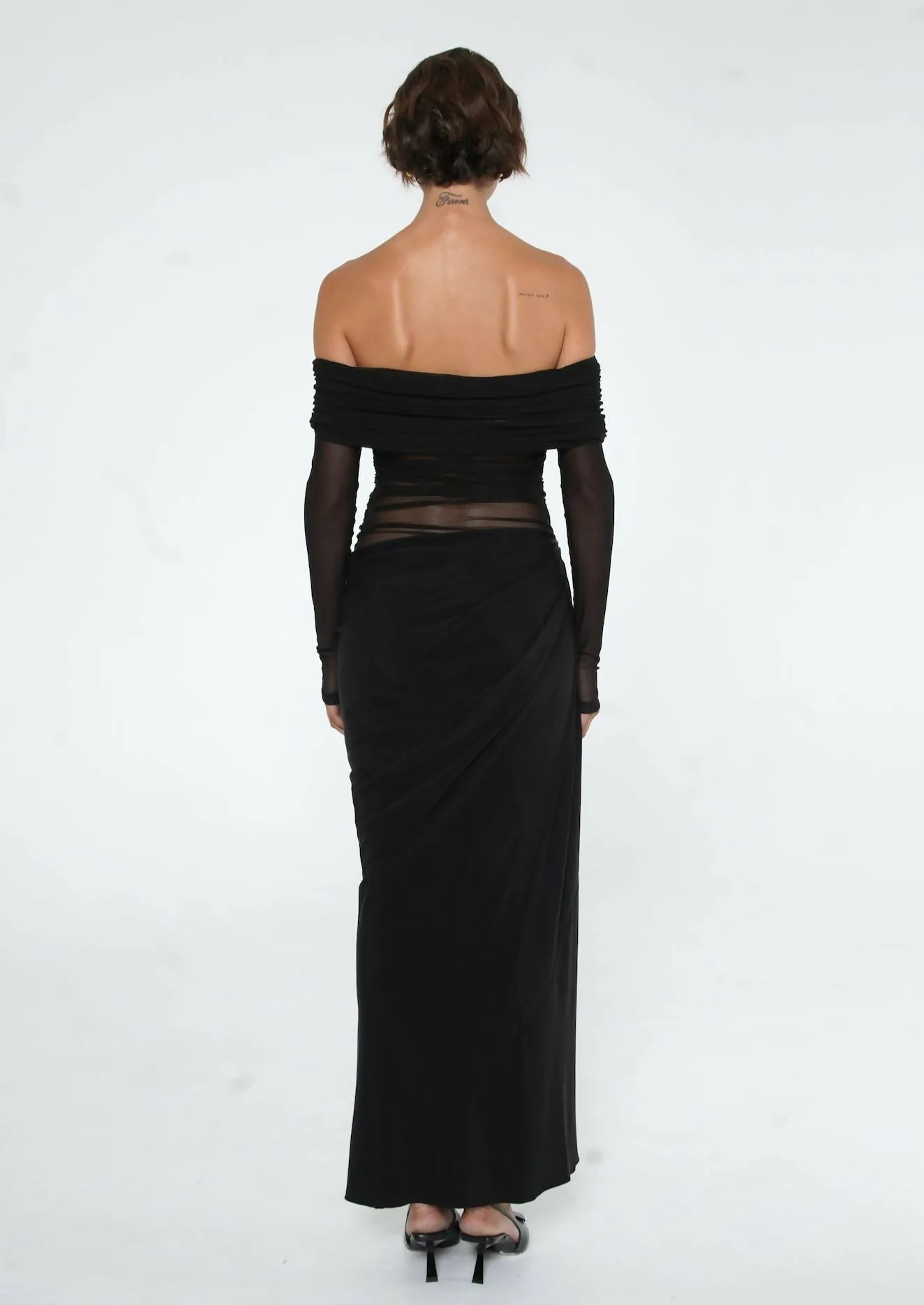 BENNI Yasmin Off- Shoulder Maxi Dress