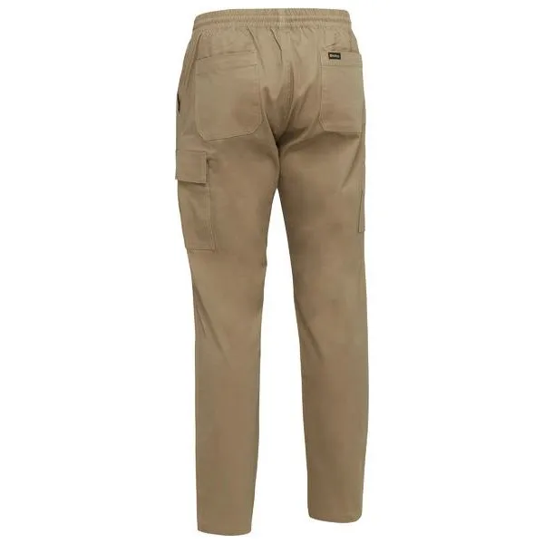 Bisley Stretch Cotton Drill Elastic Waist Cargo Work Pant (BPC6029)