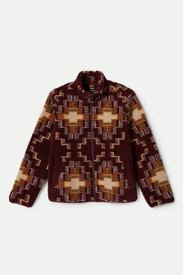 Brixton Arctic Fleece Mock Neck Jacket