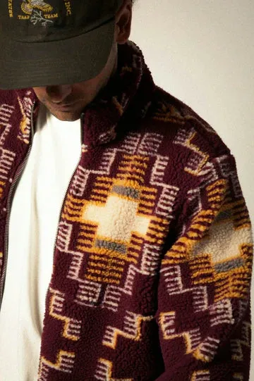 Brixton Arctic Fleece Mock Neck Jacket