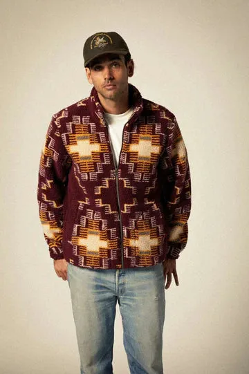 Brixton Arctic Fleece Mock Neck Jacket