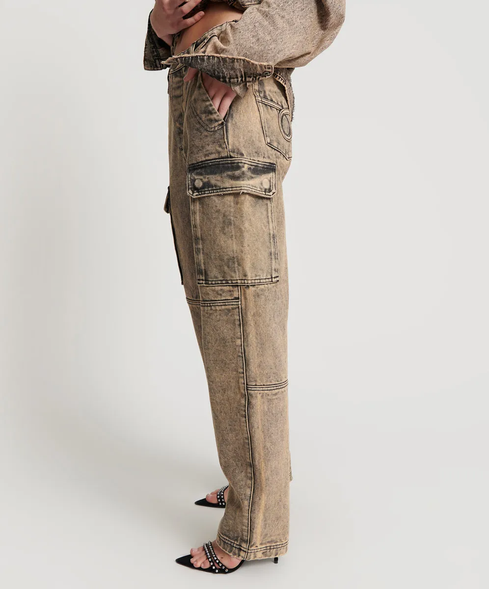 Cargo Motion Pants - Rust