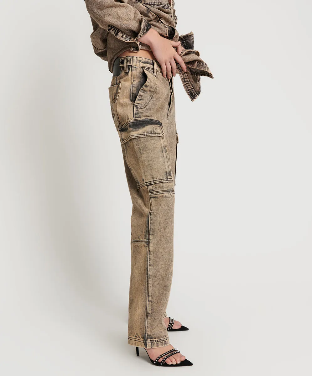 Cargo Motion Pants - Rust
