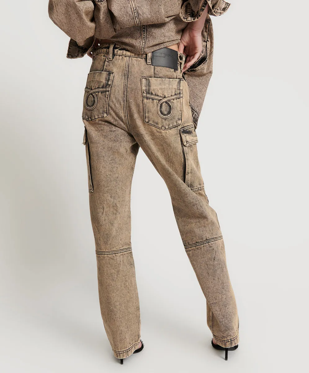 Cargo Motion Pants - Rust