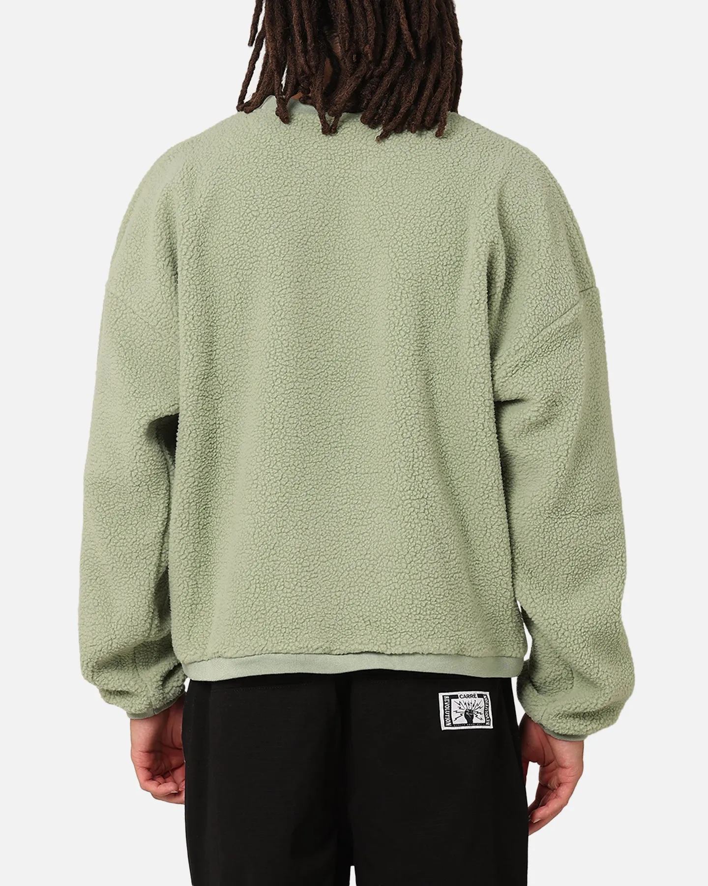 Carre Polar Fleece Crewneck Pale Green