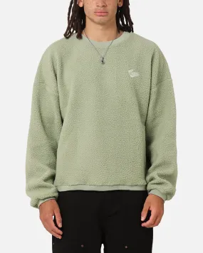 Carre Polar Fleece Crewneck Pale Green