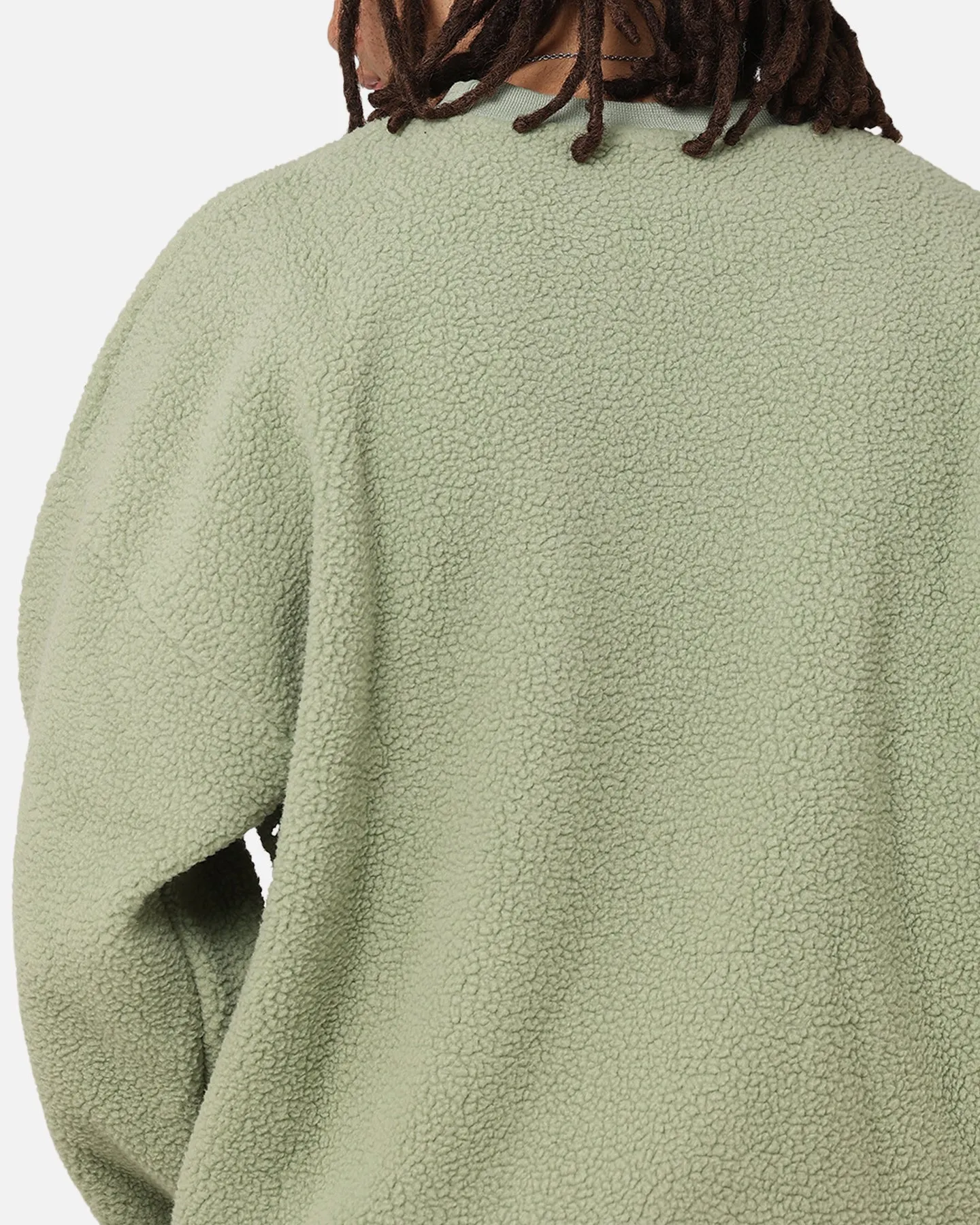 Carre Polar Fleece Crewneck Pale Green