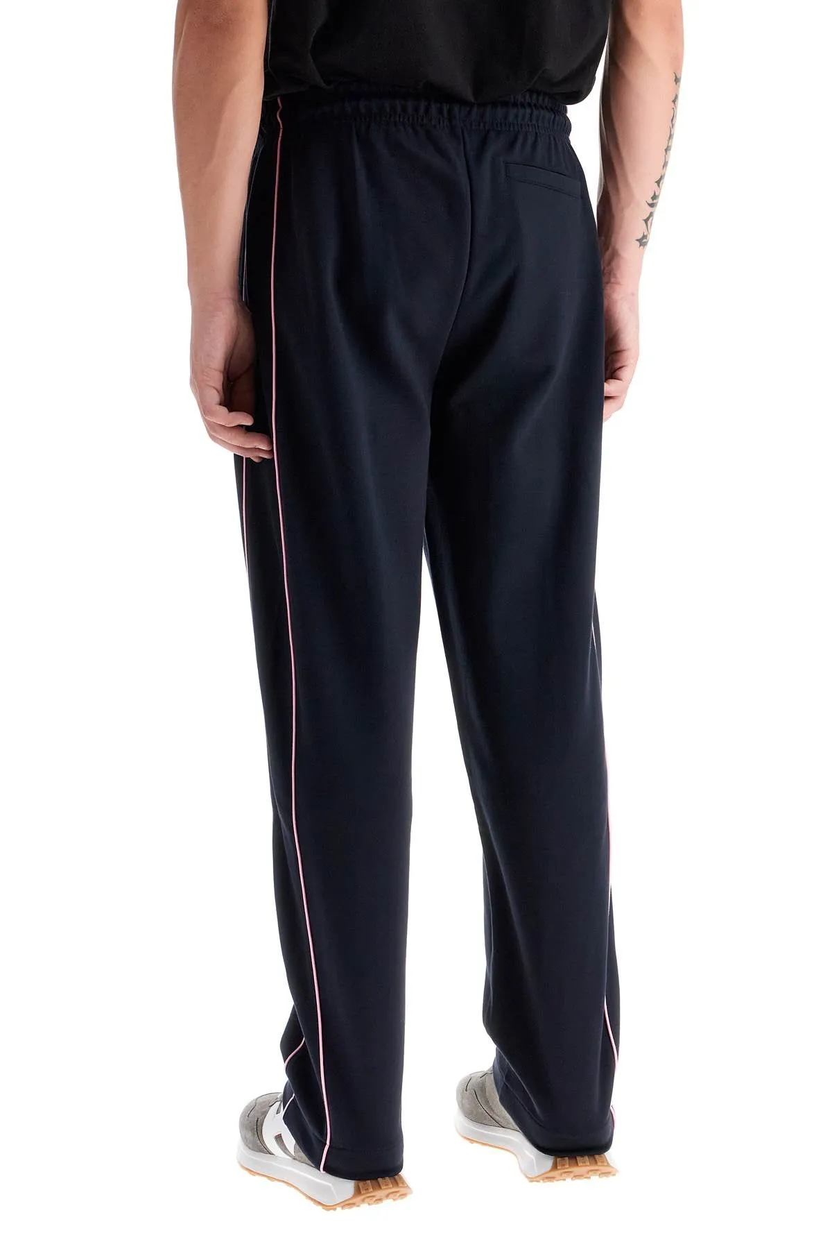 contrast piping joggers with H24MAIJO0008 MARINE EP