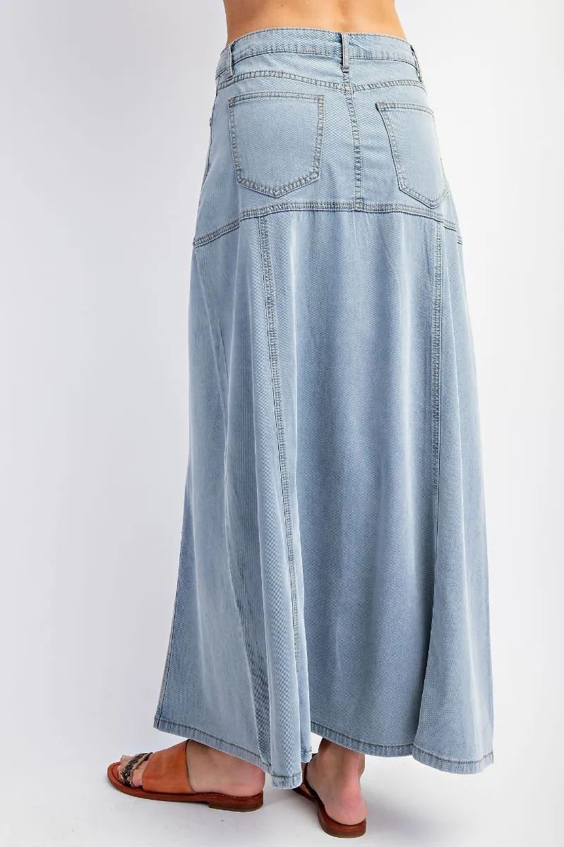 Deidra High-rise Maxi Skirt