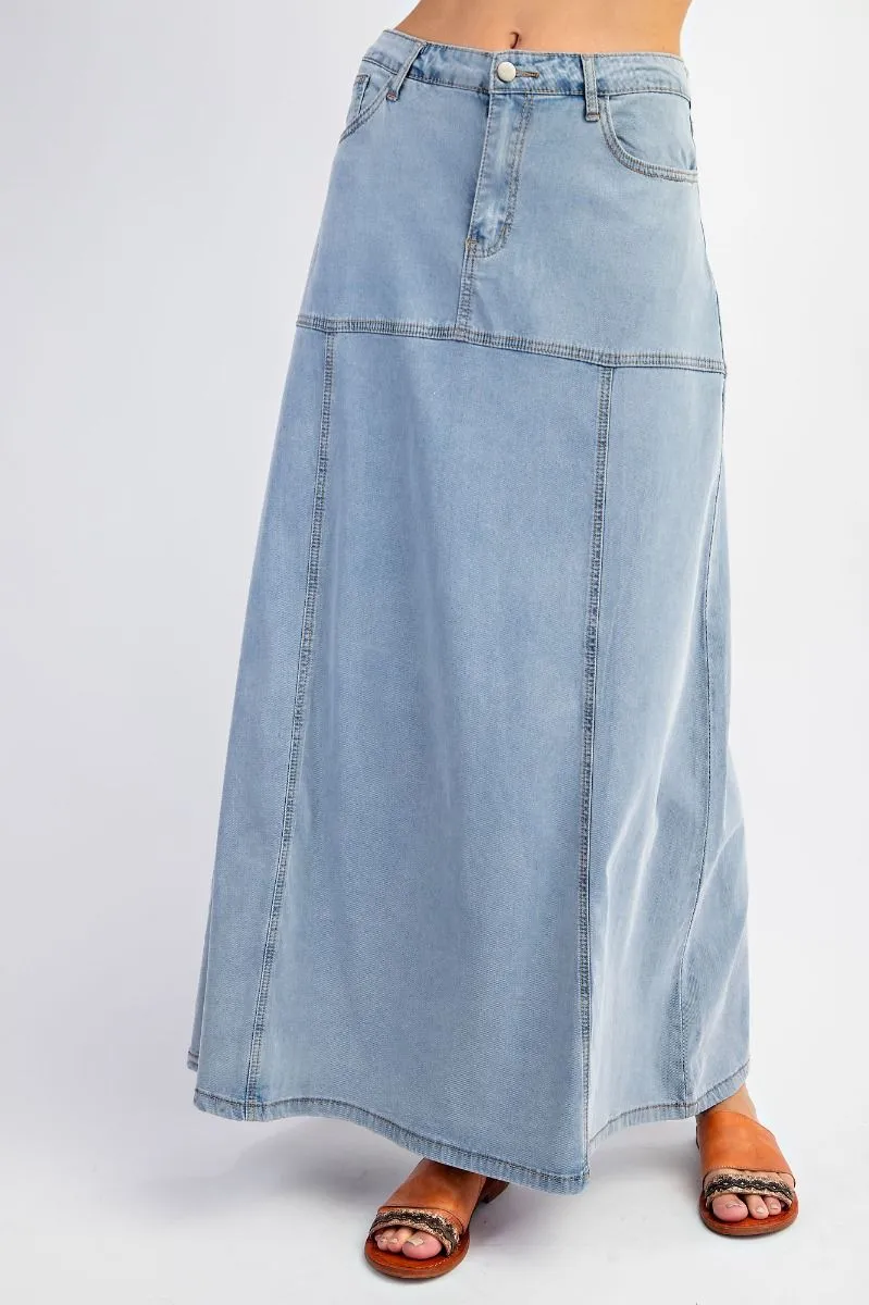 Deidra High-rise Maxi Skirt