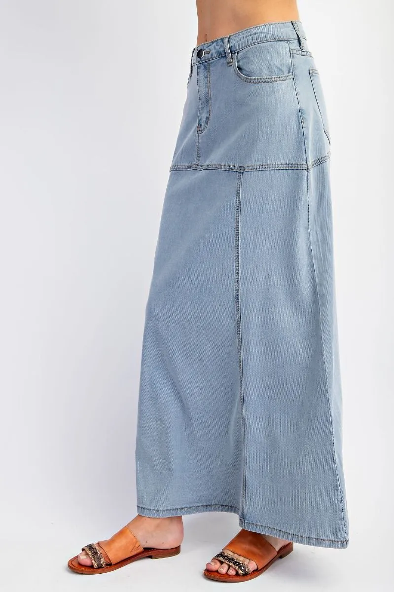 Deidra High-rise Maxi Skirt