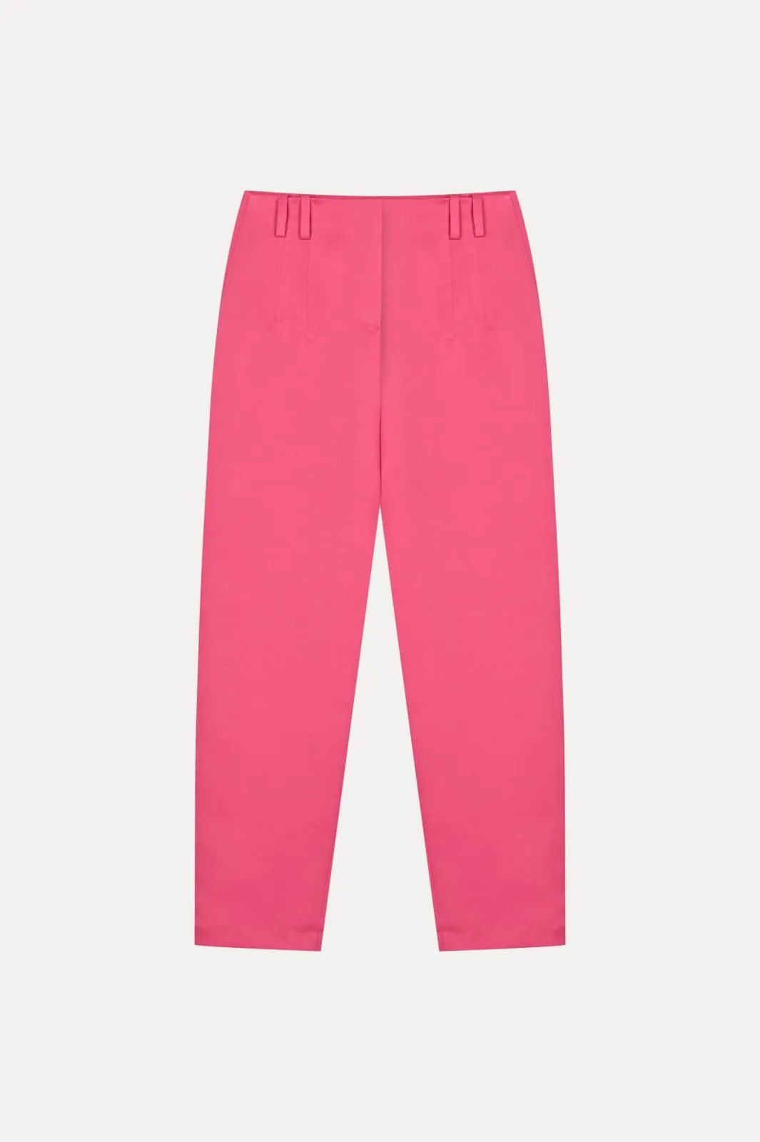 Fuchsia Tailored High Waist Trousers