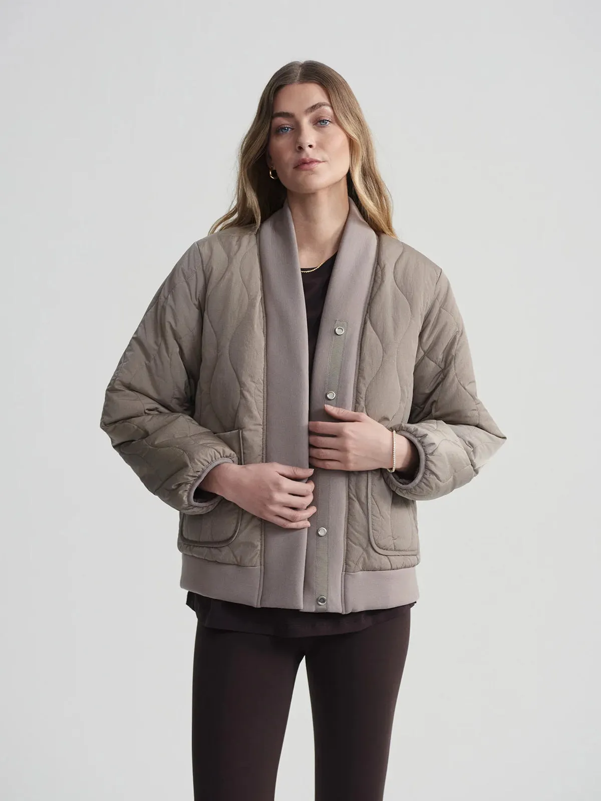Fungi / Coffee Quartz Joanna Reversible Jacket