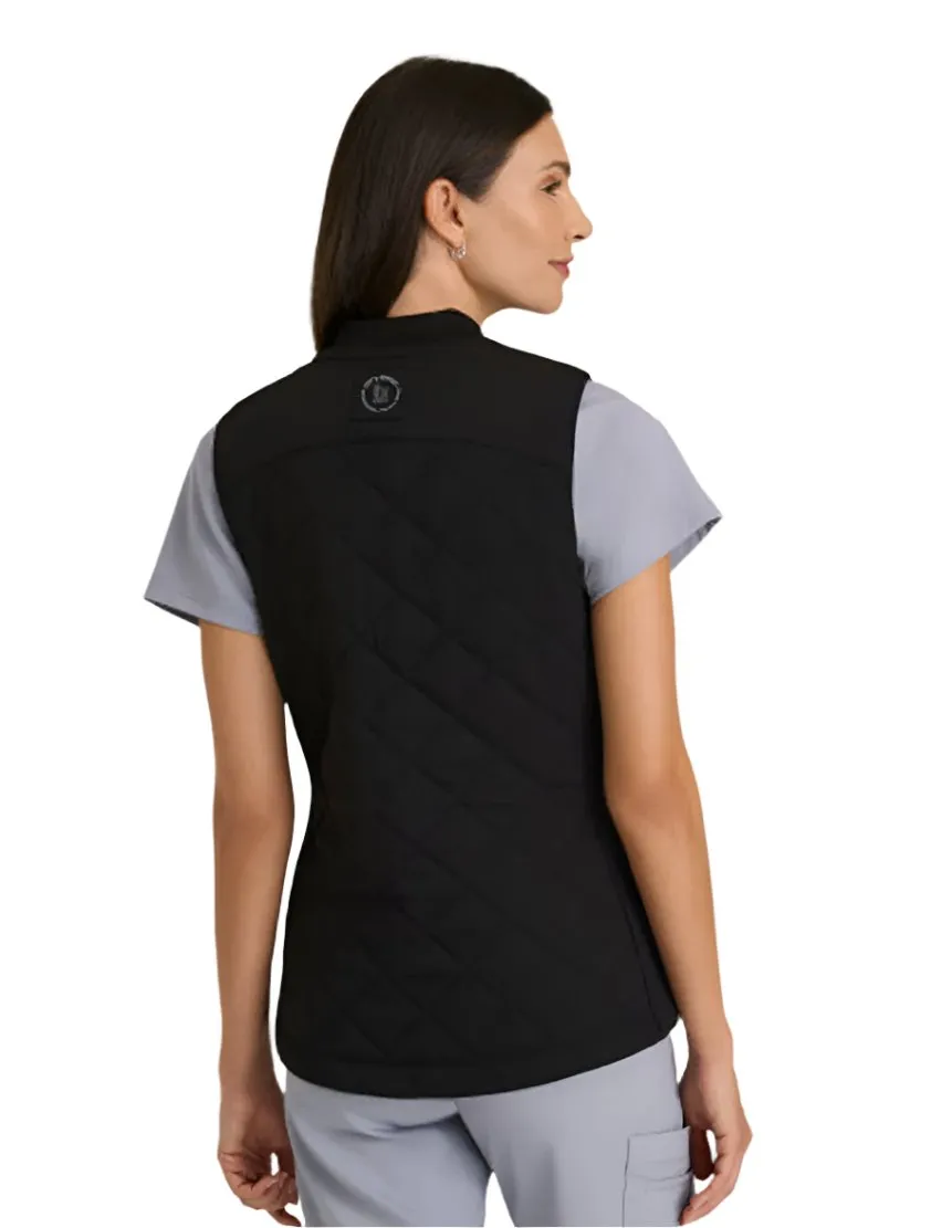 Grey's Anatomy Stretch™ by Barco Cristina 2-Pocket Quilted Scrub Vest