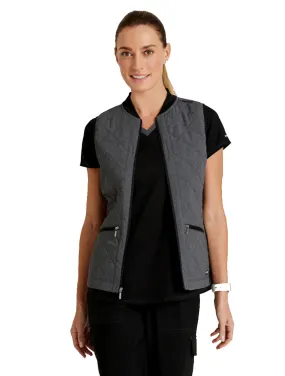 Grey's Anatomy Stretch™ by Barco Cristina 2-Pocket Quilted Scrub Vest