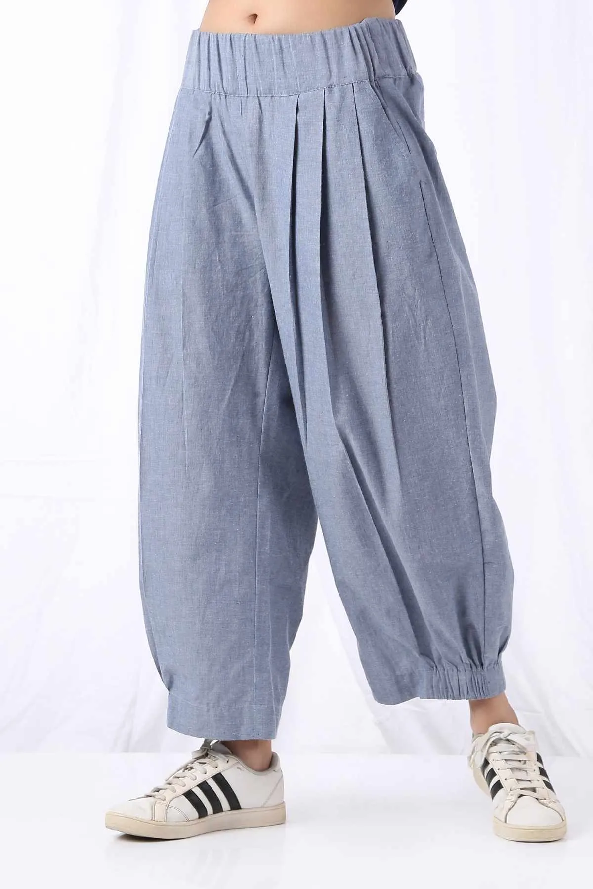 High Waist Pleated Pants
