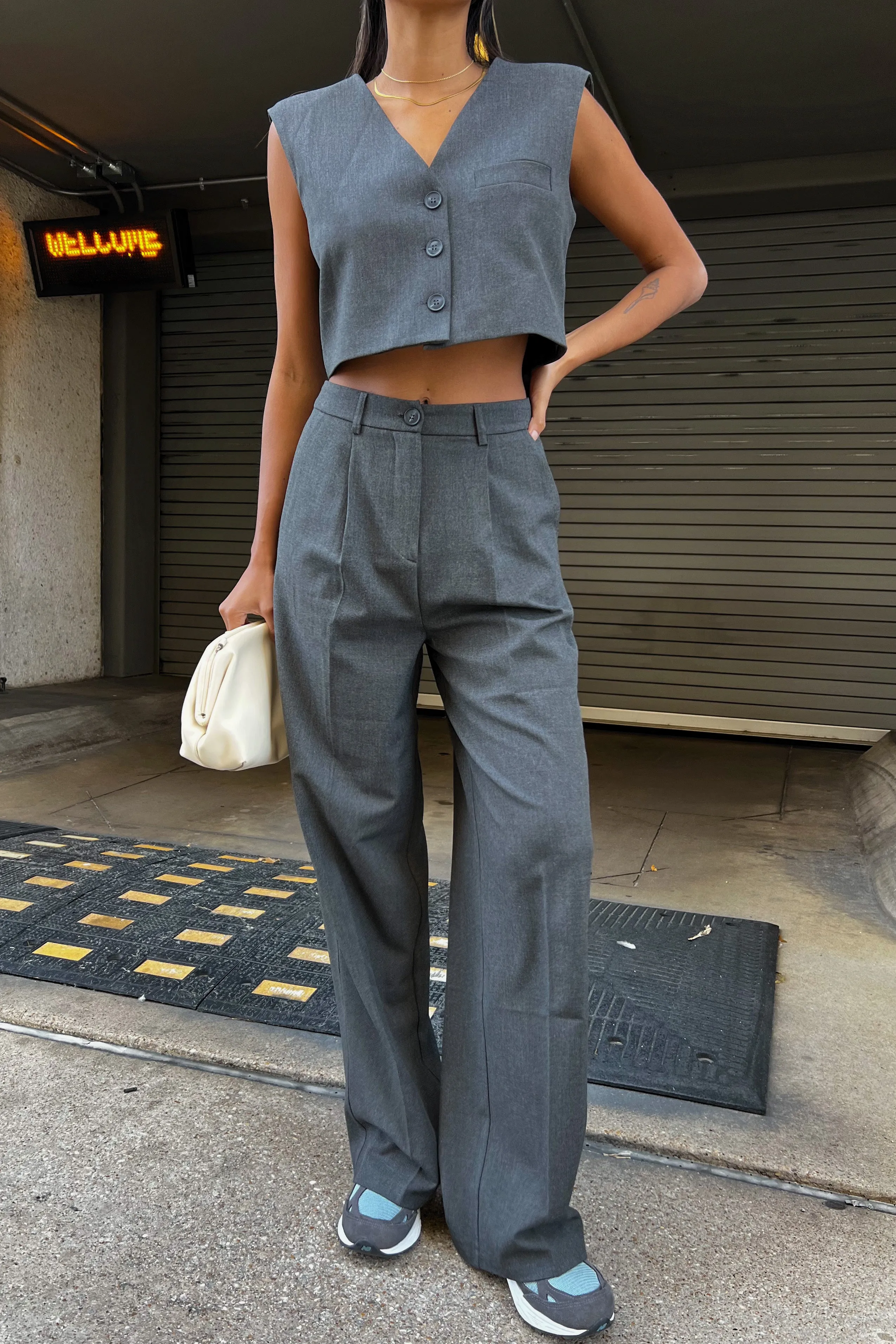 Janis Full Length Pleated Pants