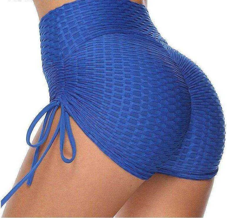 Joga Shorts High Waist Workout Casual Femme Streetwear