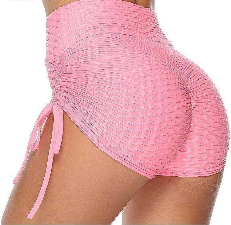 Joga Shorts High Waist Workout Casual Femme Streetwear
