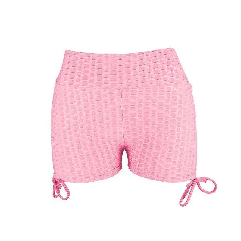 Joga Shorts High Waist Workout Casual Femme Streetwear