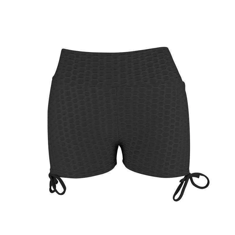 Joga Shorts High Waist Workout Casual Femme Streetwear