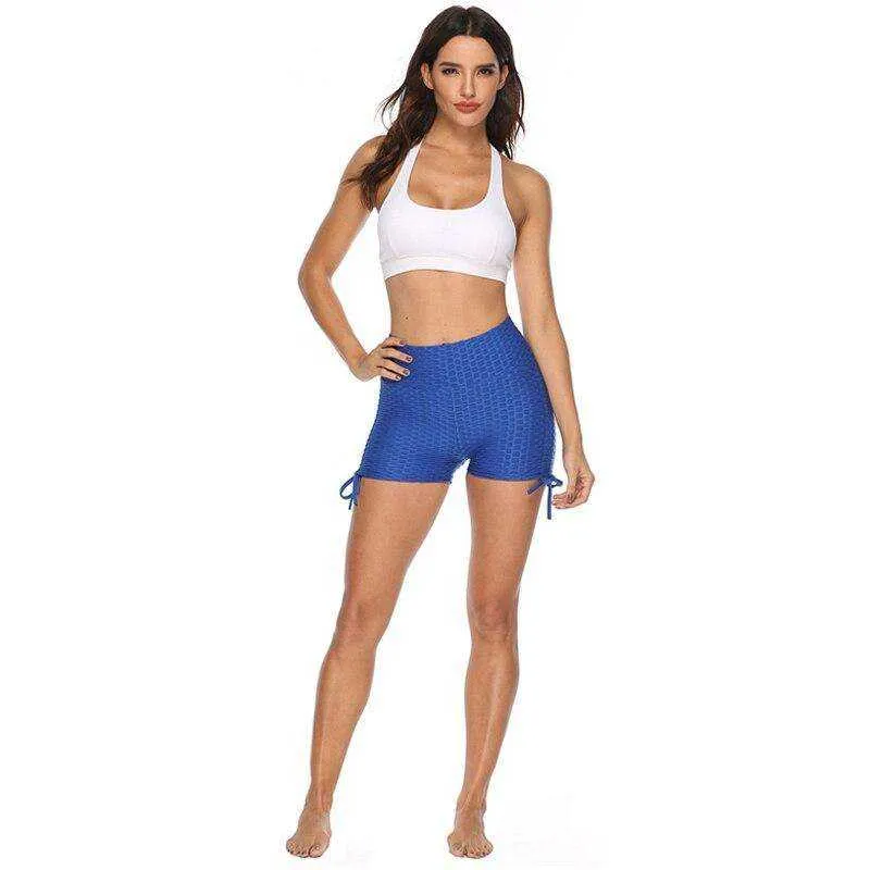 Joga Shorts High Waist Workout Casual Femme Streetwear