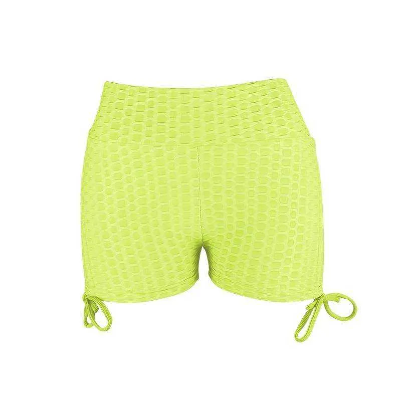 Joga Shorts High Waist Workout Casual Femme Streetwear