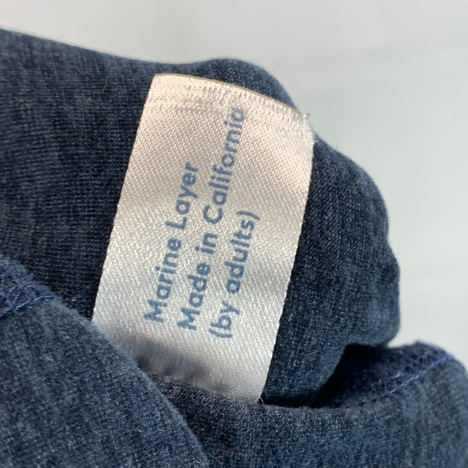 MARINE LAYER Men's Navy Standard-Fit Drawstring Pull-On Sport Jogger SZ S