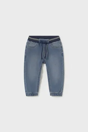 mini boy denim jogger