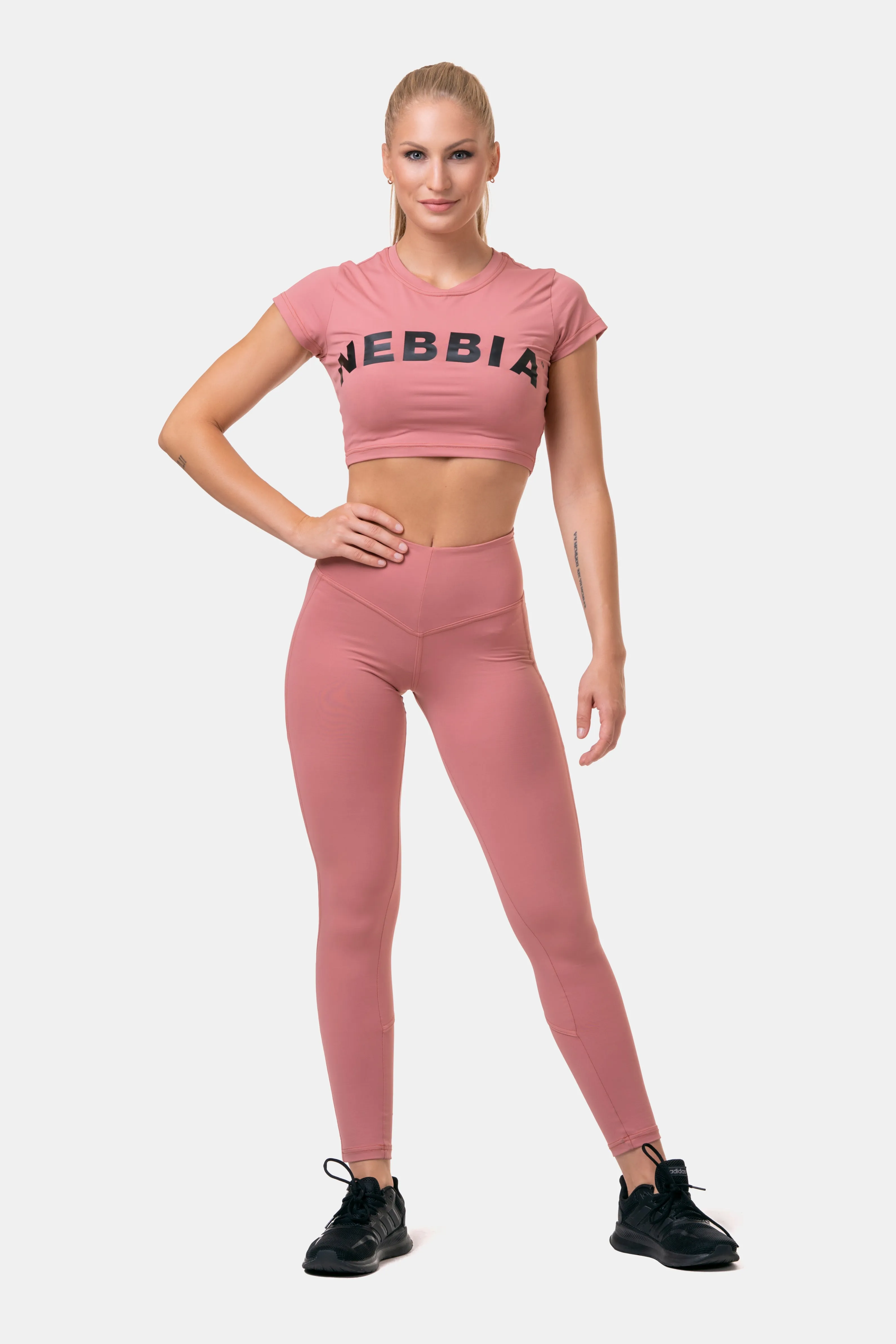 NEBBIA High Waist & Mesh Leggings 573