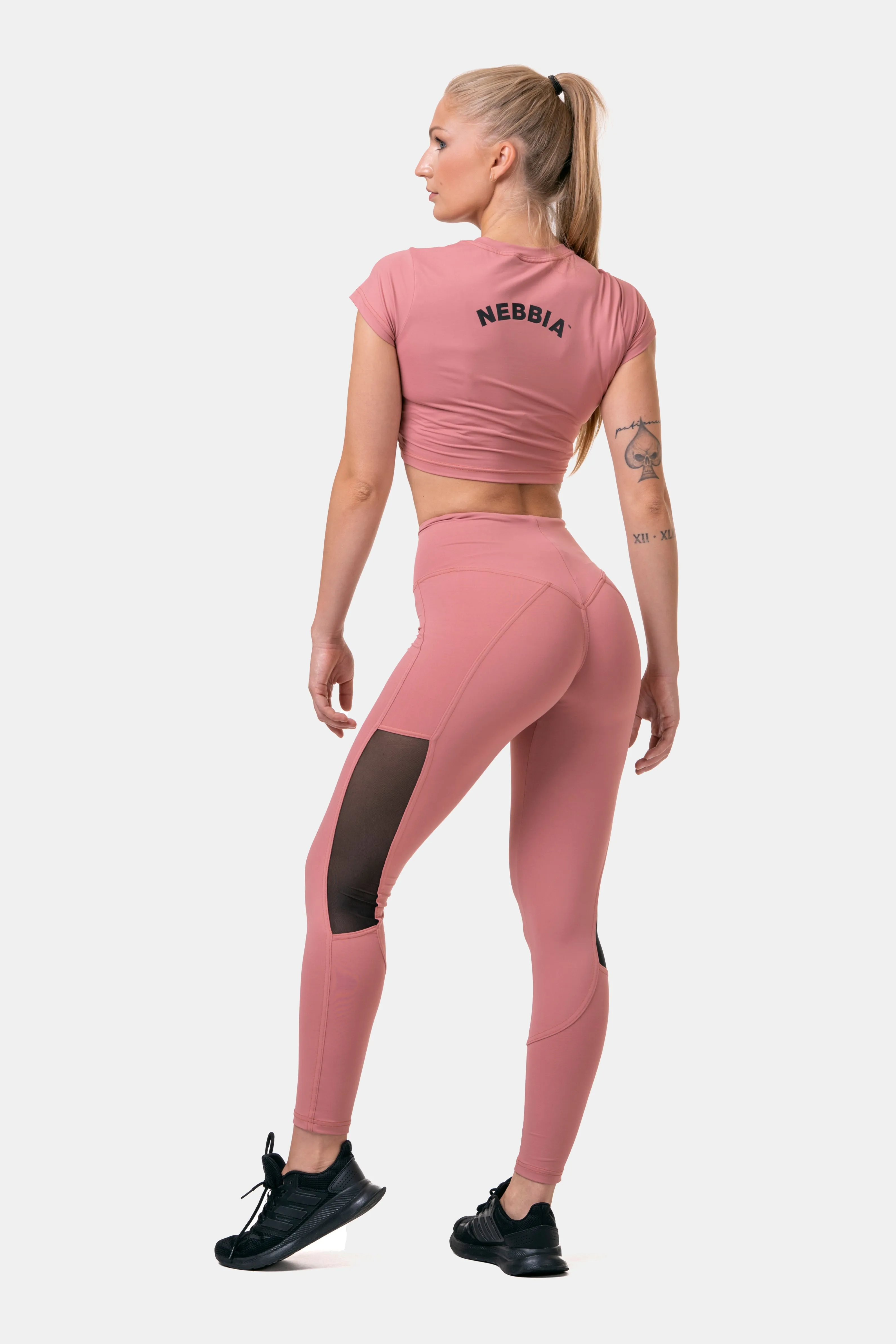 NEBBIA High Waist & Mesh Leggings 573