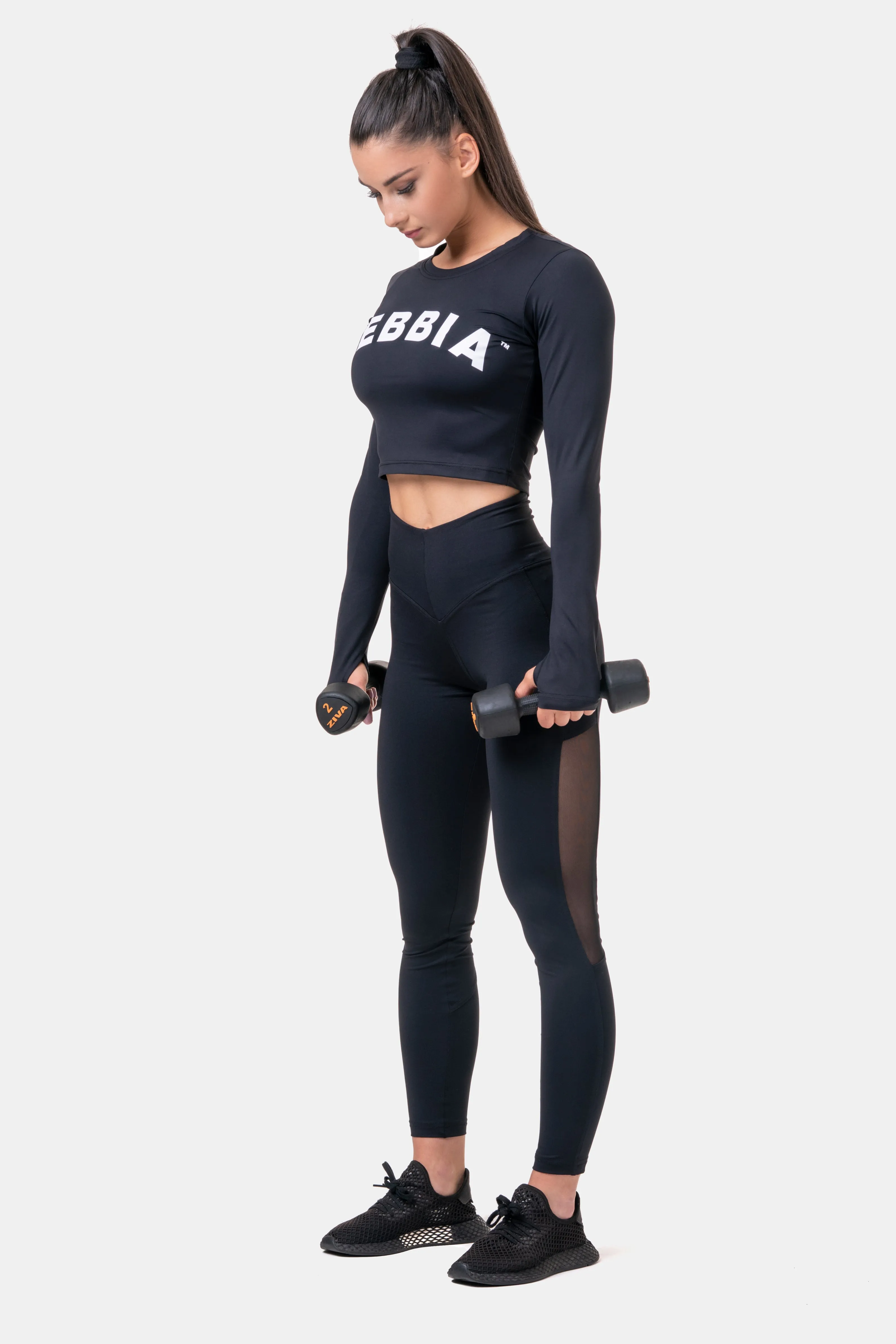 NEBBIA High Waist & Mesh Leggings 573