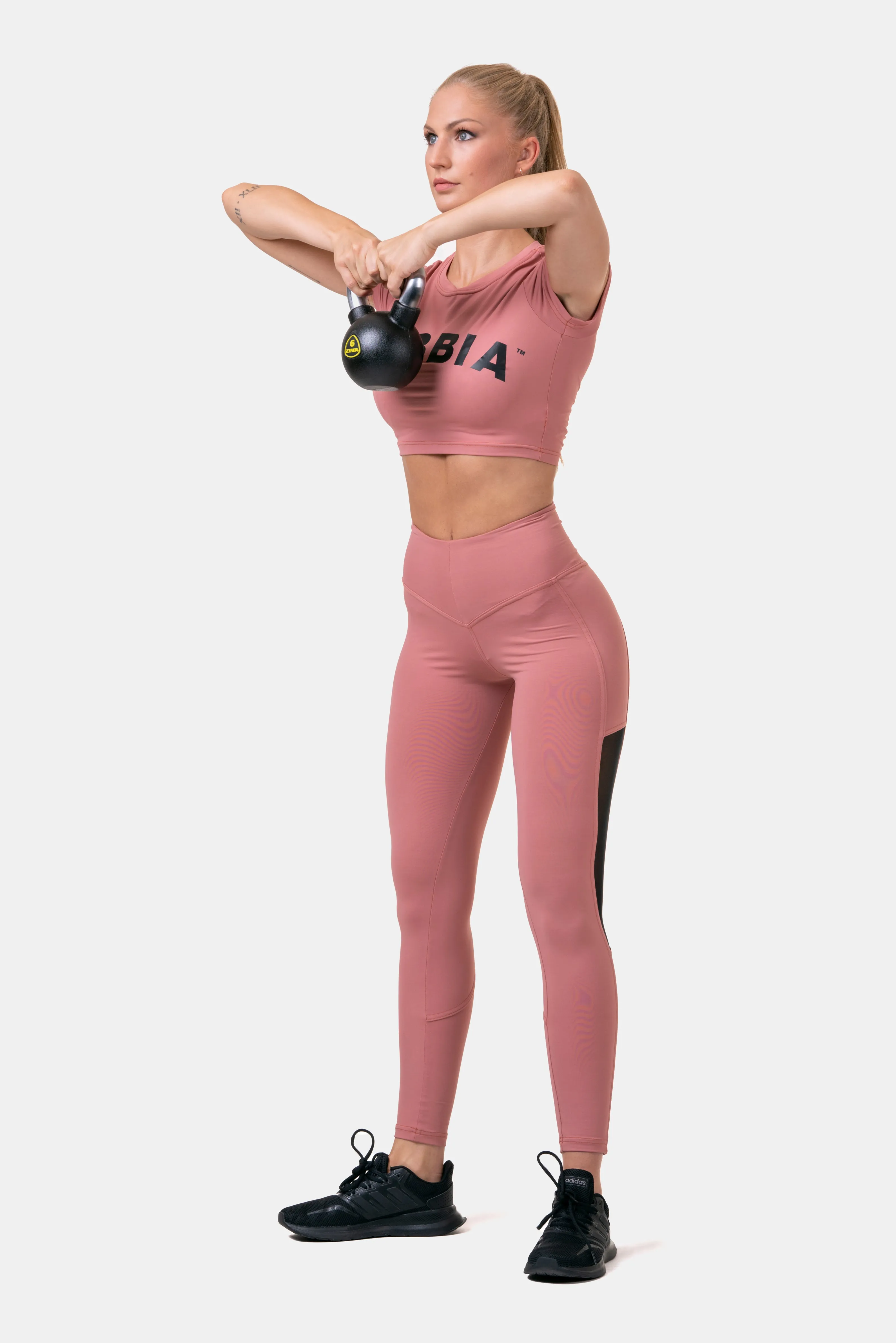 NEBBIA High Waist & Mesh Leggings 573