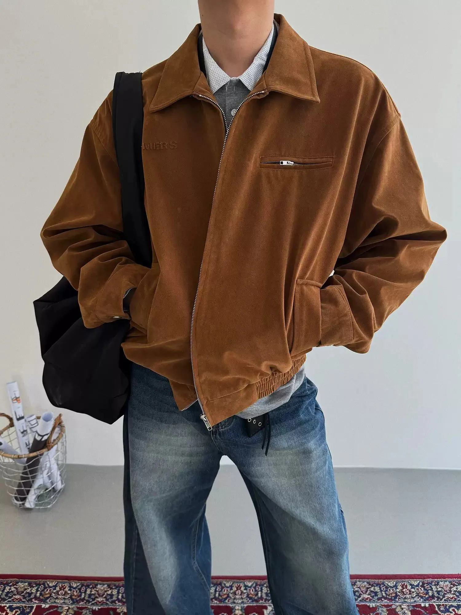 Nine Collared Relaxed Fit Jacket