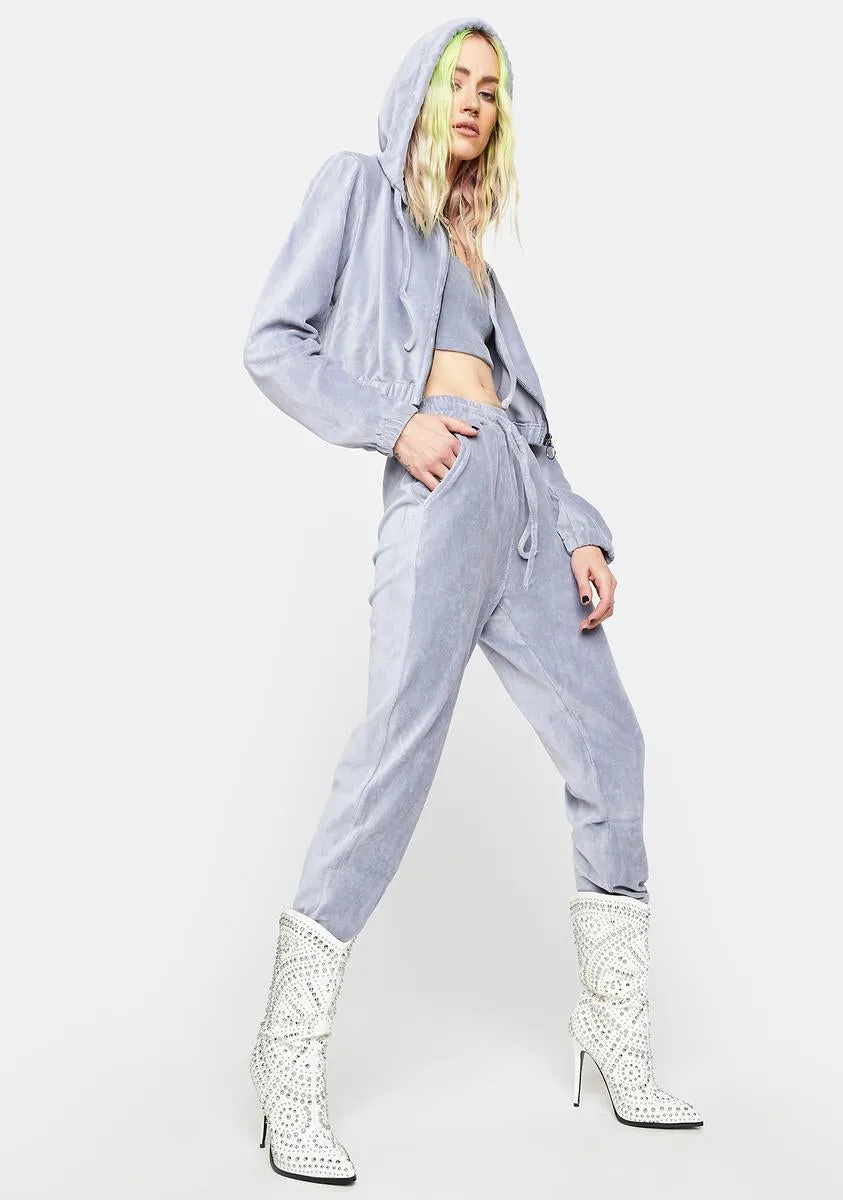 One More Time Velour Tracksuit
