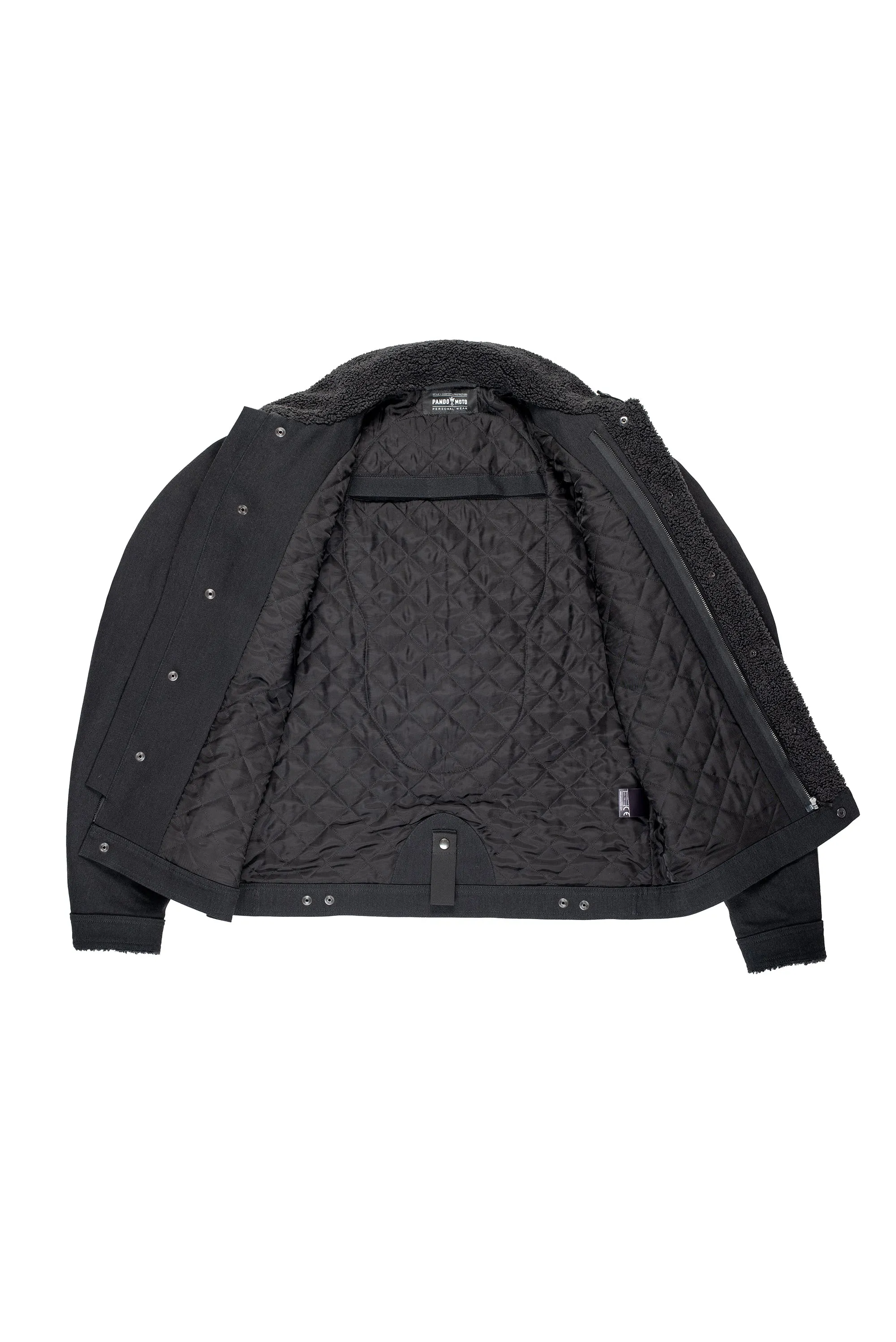 Pando Moto Husky 2.0 Men's Jacket - Black