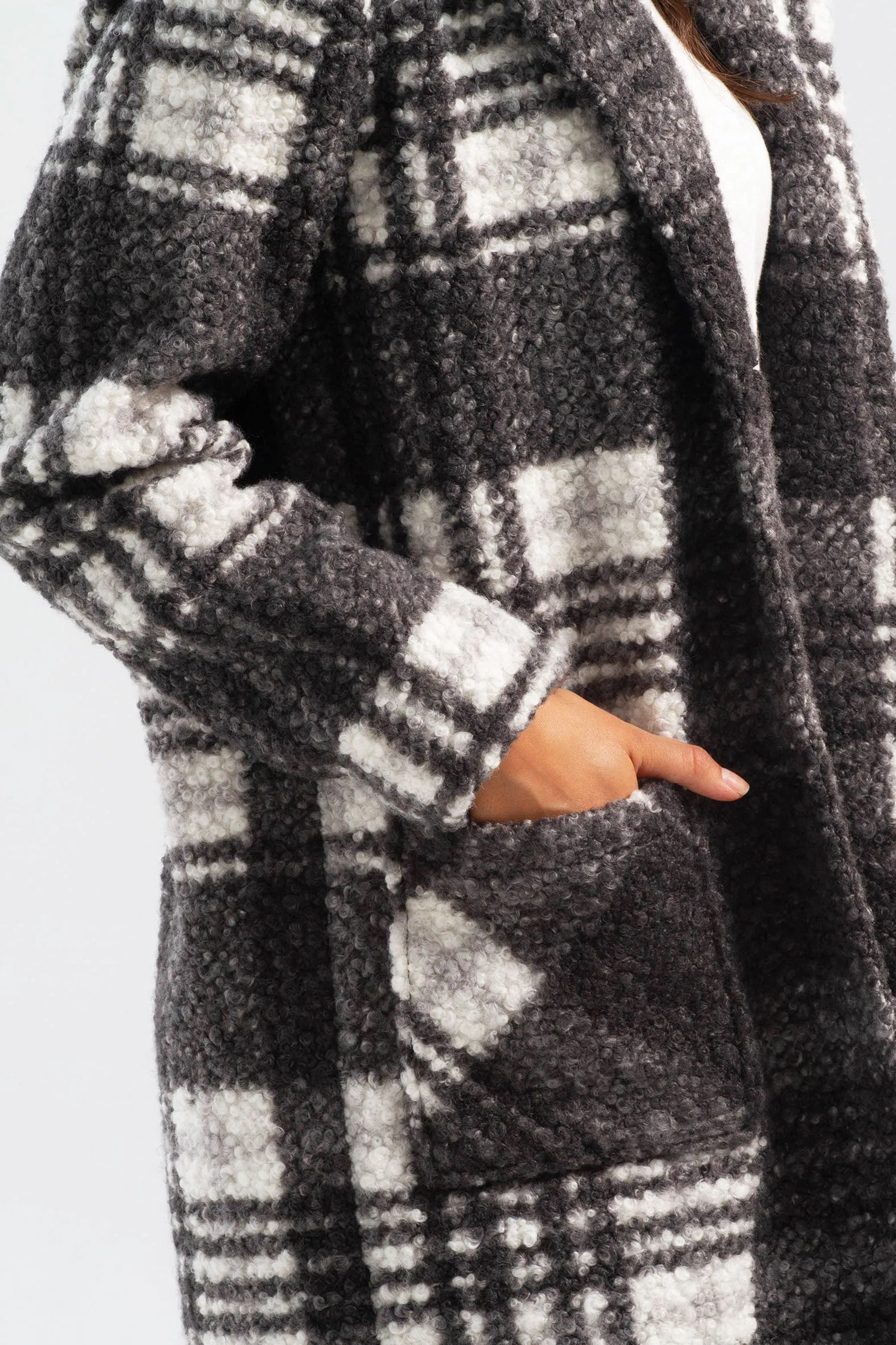 PLAID COAT
