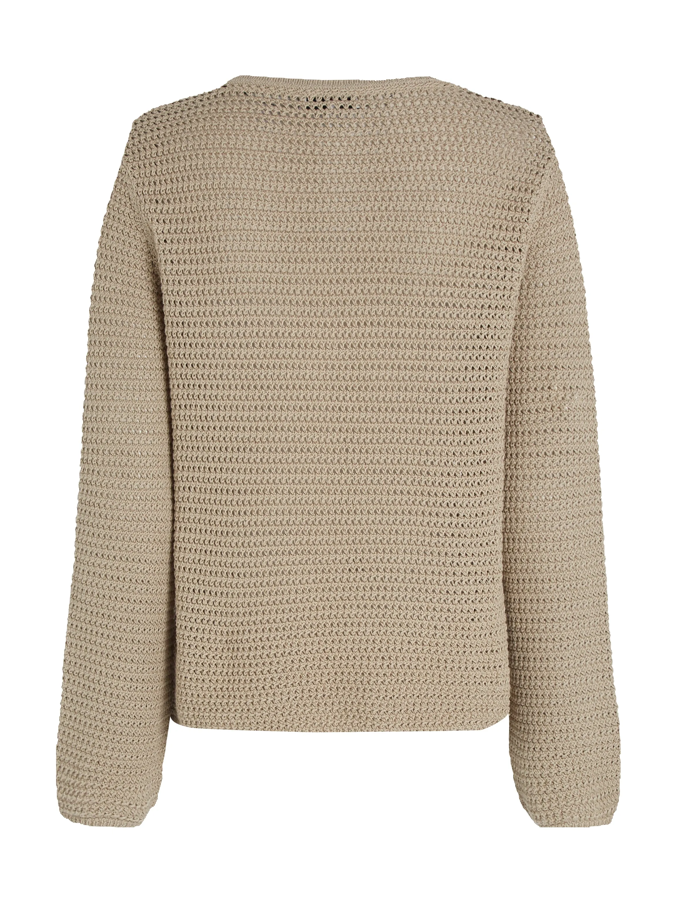 Pointelle Crochet Jumper
