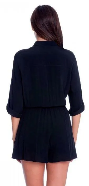 Republic Black Shirt Romper