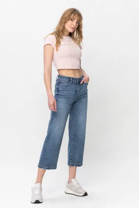 Sadie High Waist Cropped Pants-Curvy