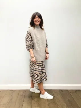SEC.F Belle Knit High Neck in Cement