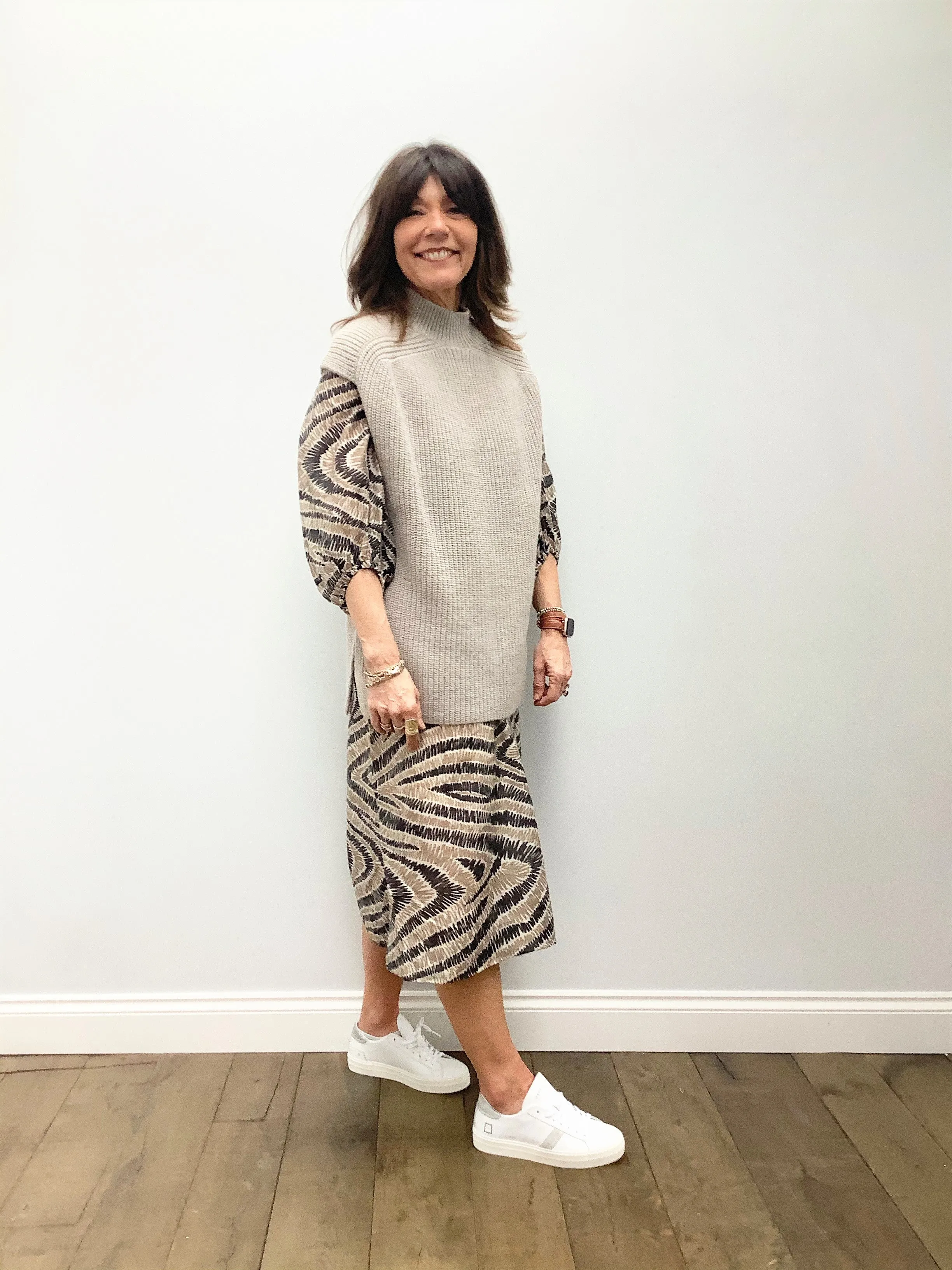 SEC.F Belle Knit High Neck in Cement