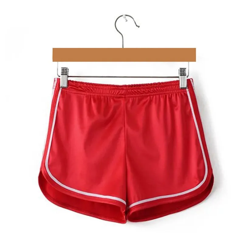 Sexy Elastic Waist Stripes Short Pants